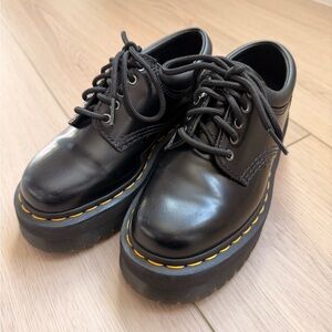 Dr. Martens 8053 Leather Platform Casual Shoes